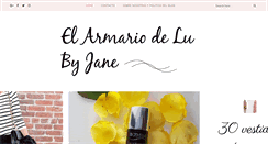 Desktop Screenshot of elarmariodelubyjane.com